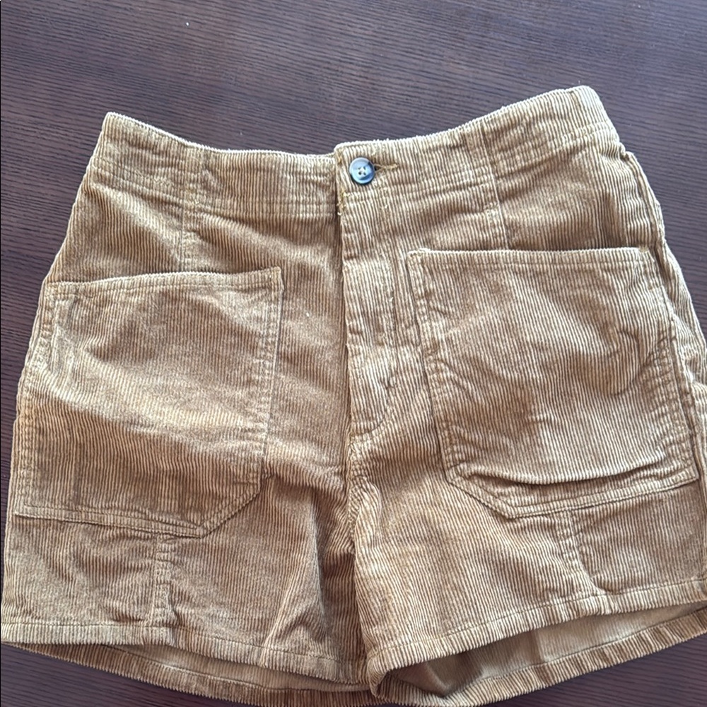 KAVU - Tan Corduroy Shorts EUC